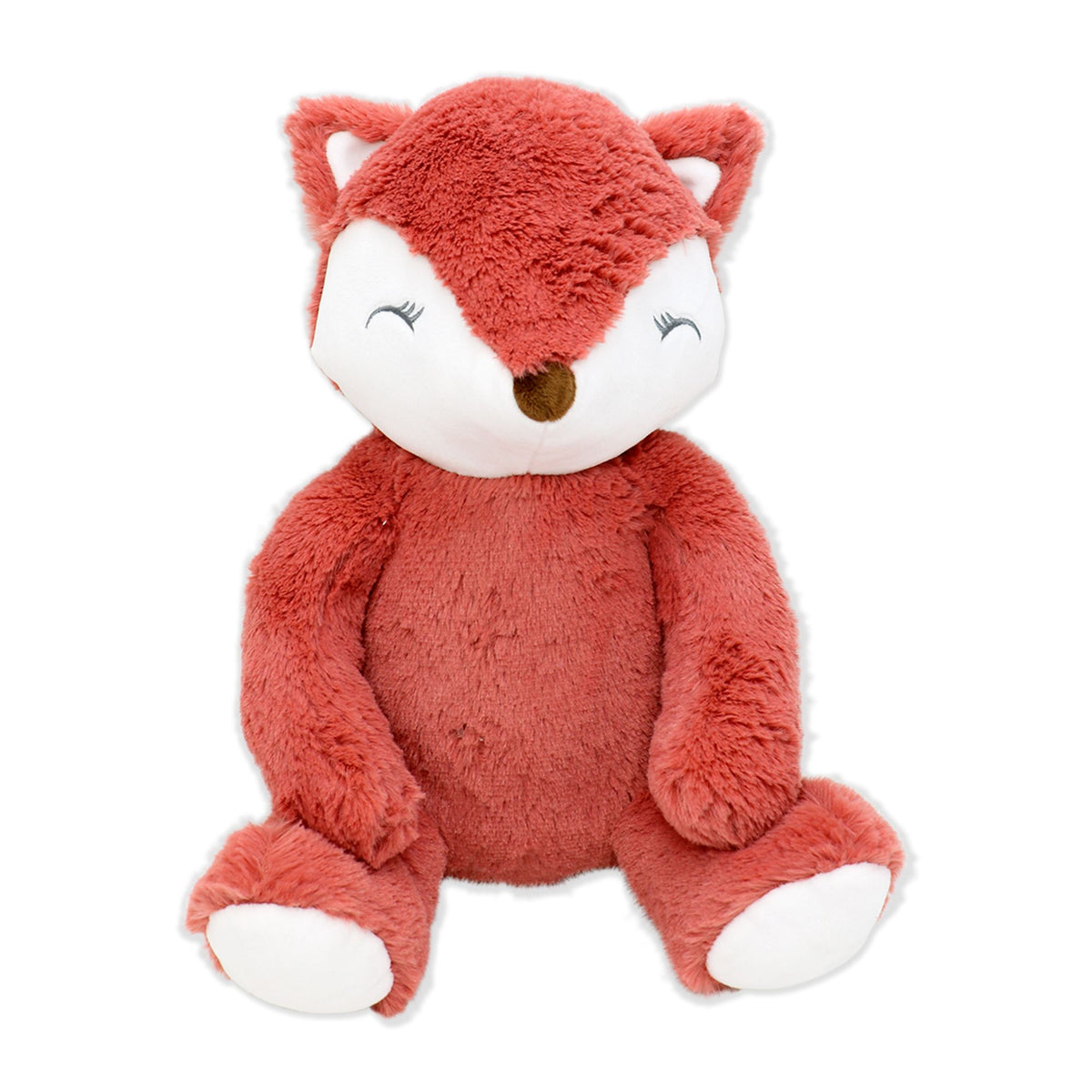 12" Mommy & Baby Fox Plush Toy – Soft 100% Polyester Stuffed Animal Set