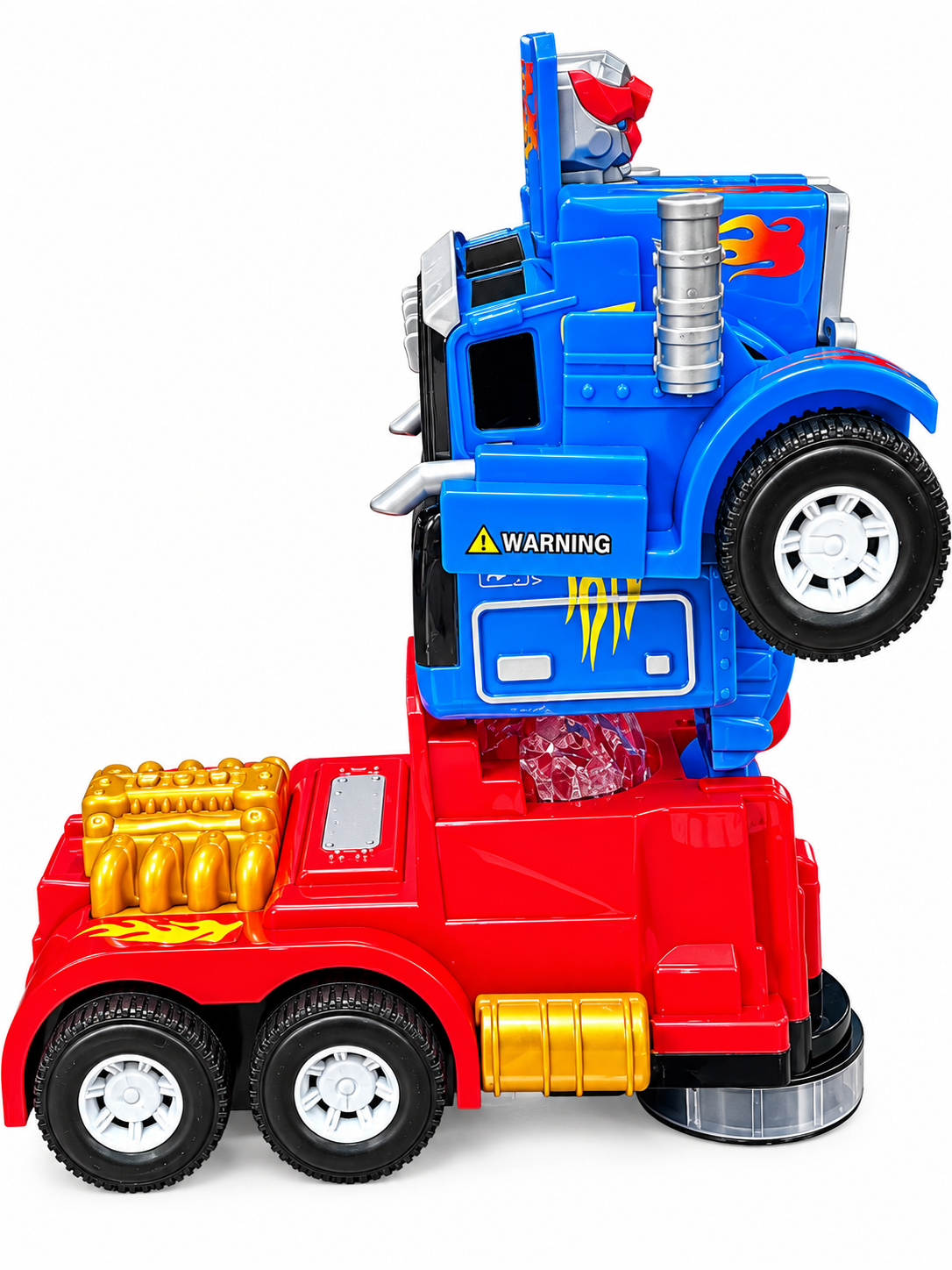 Transforming Robot Truck Toy – Electric Robot Deform Truck with Lights & Music (3+ Years)