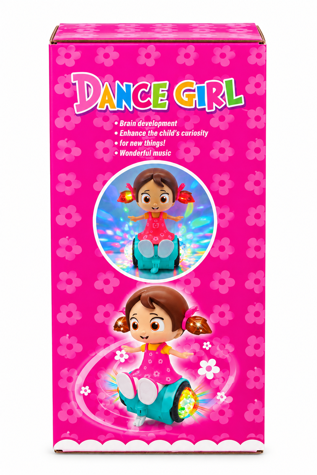 Dancing Girl Musical Doll with LED Lights & Moving Action – Interactive Toy for Kids