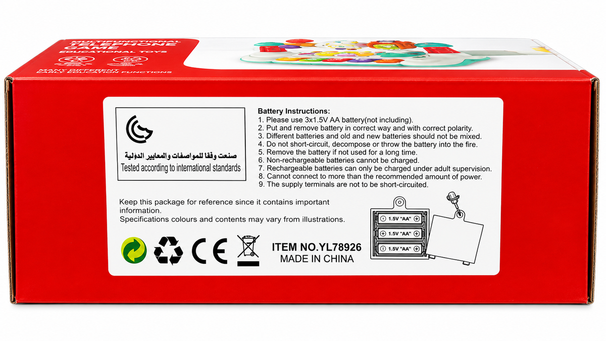 Multifunctional Educational Telephone Game – Interactive Learning Toy with Piano, Music & Whack-A-Mole