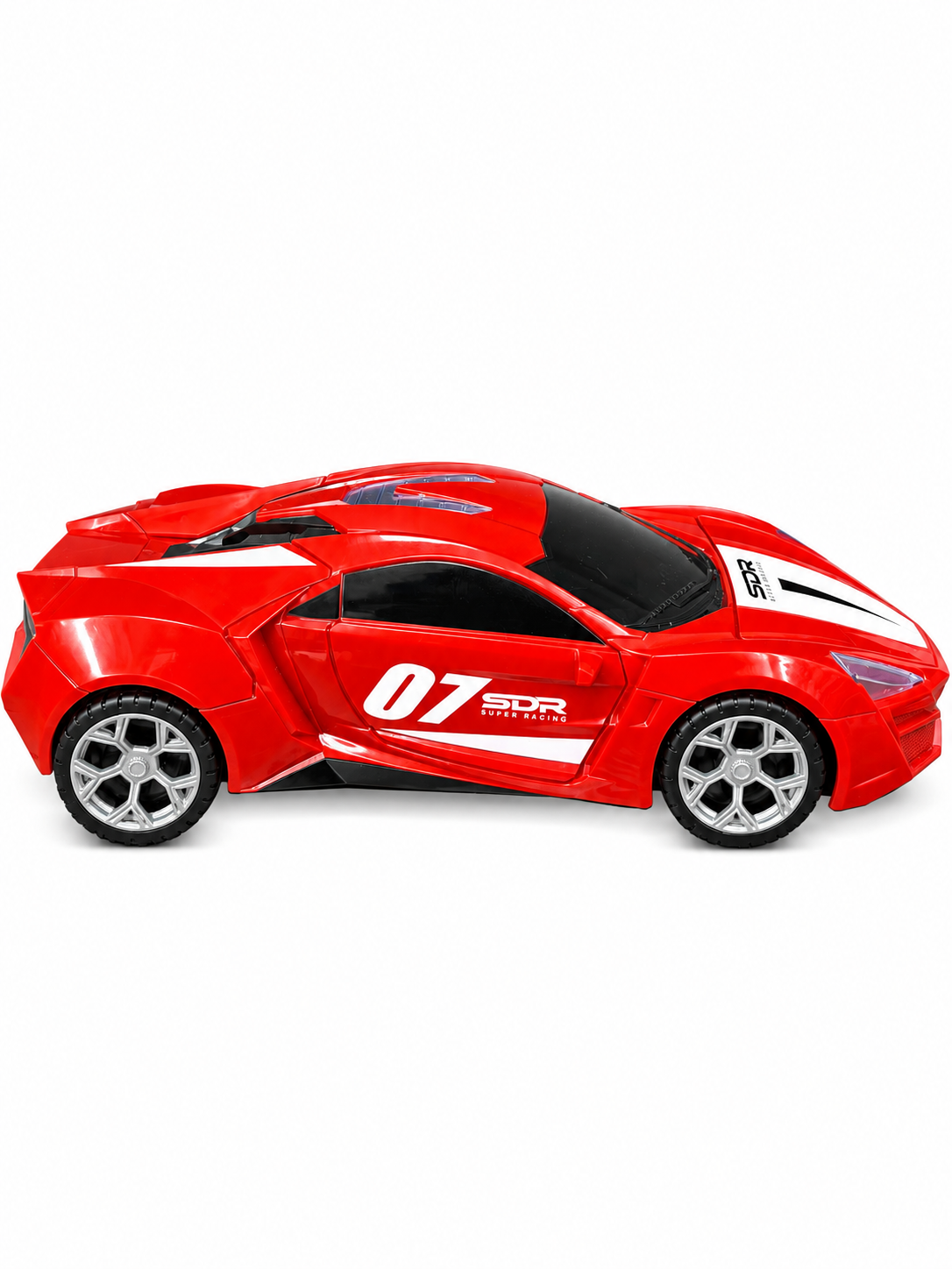 360° Rotating Super Racing Sports Car Toy – Electric Stunt Car with LED Lights & Music