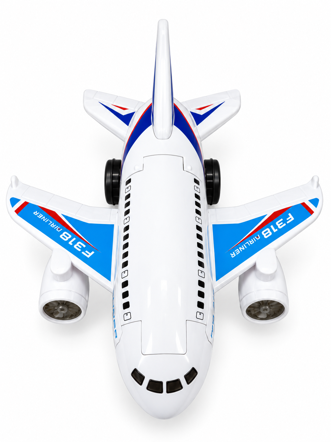 2-in-1 Automatic Morphing Airplane Robot Toy with Lights & Sound (Ages 3+)