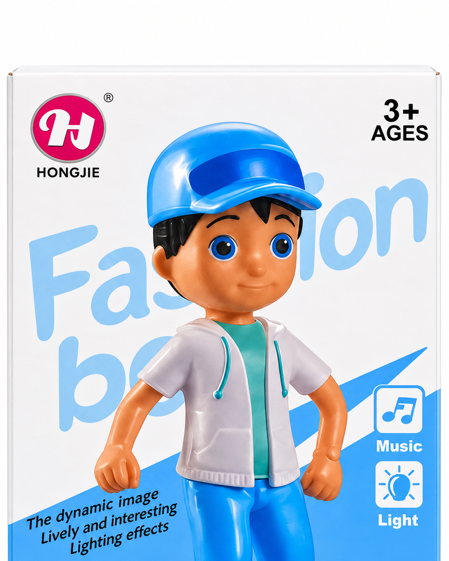 Fashion Boy Hoverboard Toy – Music & Light-Up Wheels (Ages 3+)
