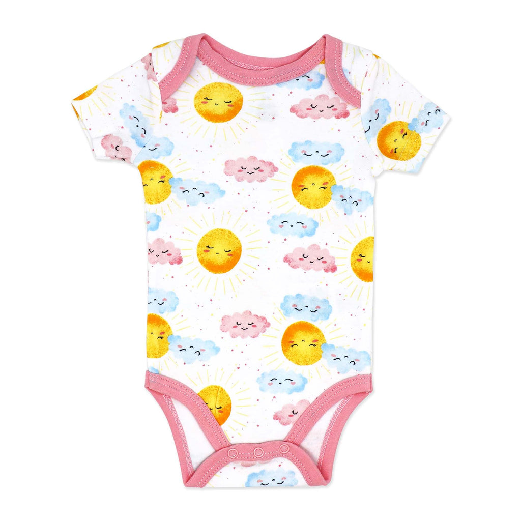 Pink “Let’s Hug” 5 Piece Baby Outfit Gift Set 0–6 Months – 100% Cotton