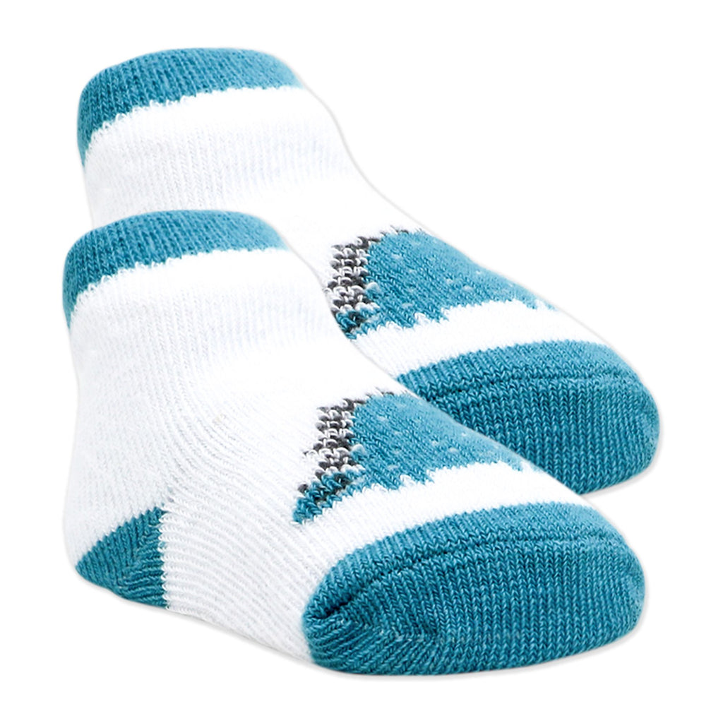 Dinosaur Baby Bibs and Socks Set – 3 Bibs + 2 Pairs Socks, Soft Cotton Blend