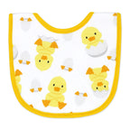 Duck Baby Bibs & Socks Set – 3 Bibs + 2 Pairs Socks, Soft Cotton Blend
