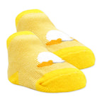 Duck Baby Bibs & Socks Set – 3 Bibs + 2 Pairs Socks, Soft Cotton Blend