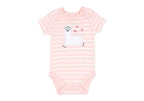 3 Piece Pink Llama Baby Outfit Set-100% cotton
