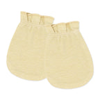 3-Pack 100% Organic Cotton Baby Mittens