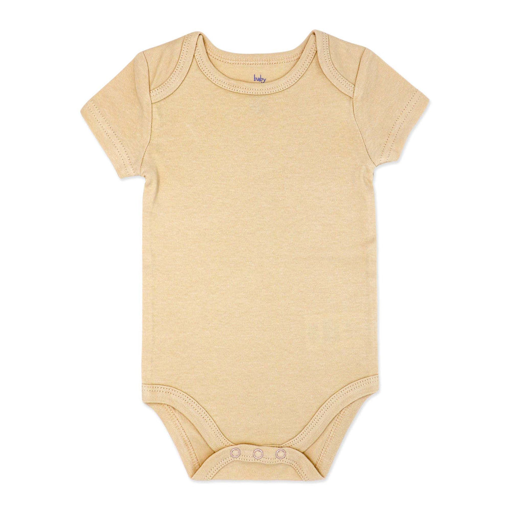 Essential 100% Cotton Bodysuit - Heather Beige