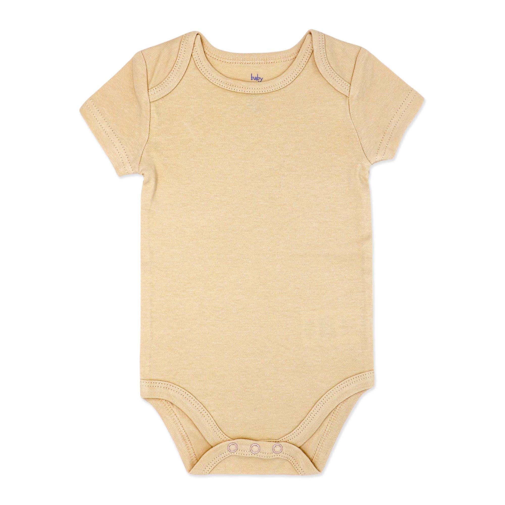 Essential 100% Cotton Bodysuit - Heather Beige