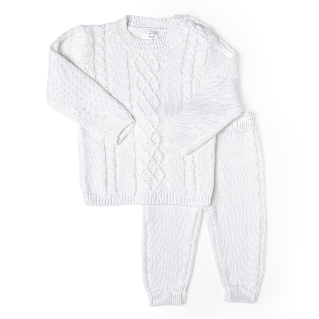 2 Piece Outfit| Baby Sweater & Pant Set-100% cotton