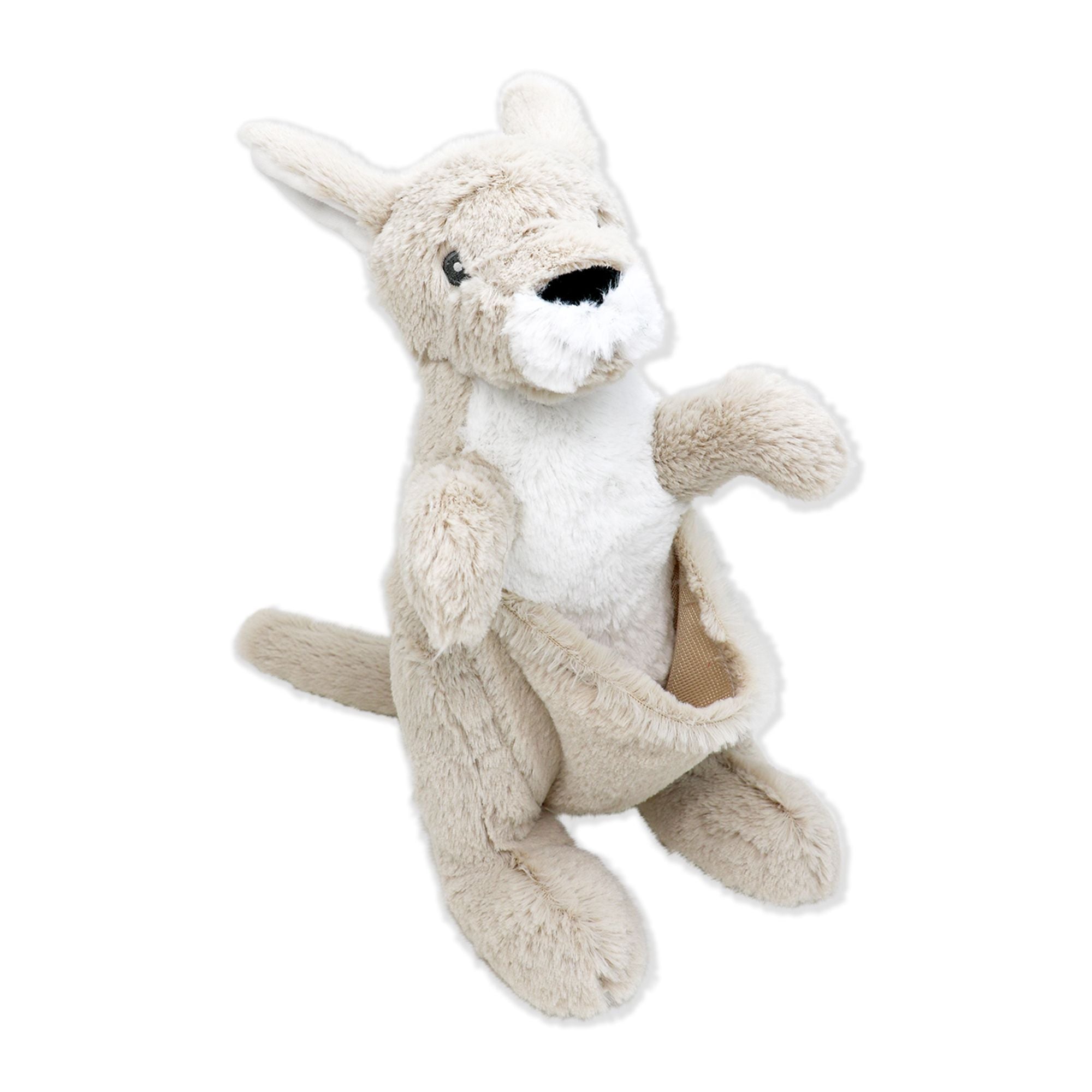 12" Mommy & Baby Kangaroo Plush Toy – Soft 100% Polyester Stuffed Animal Set
