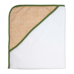 6-Piece Green Lion Baby Bath Set – 3 Hooded Towels, 3 Washcloths & BPA-Free Bath Toys, 100% Polyester