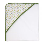 6-Piece Green Lion Baby Bath Set – 3 Hooded Towels, 3 Washcloths & BPA-Free Bath Toys, 100% Polyester