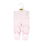 2-Pack 100% Organic Cotton Baby Footed Pajama Pants – Pink Sleep Bottoms