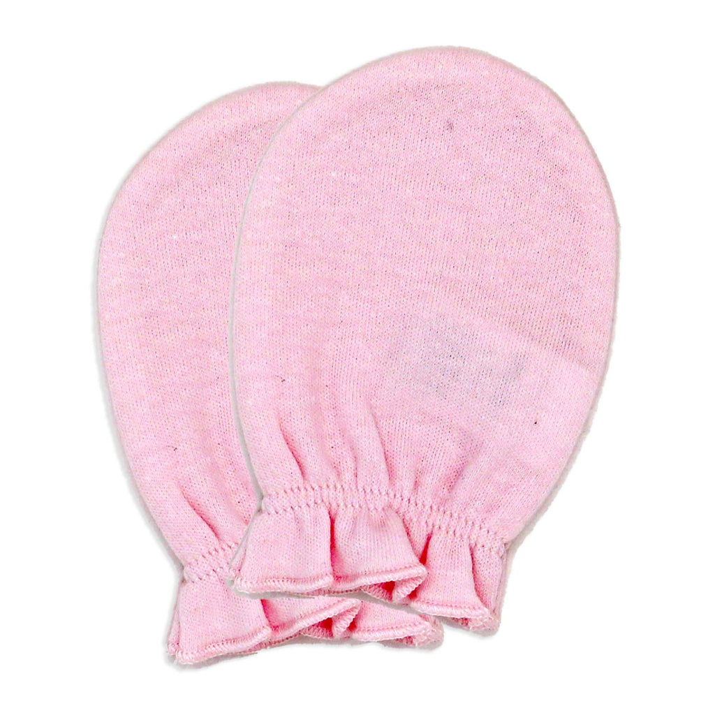 3-Pack 100% Organic Cotton Baby Mittens