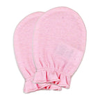 3-Pack 100% Organic Cotton Baby Mittens