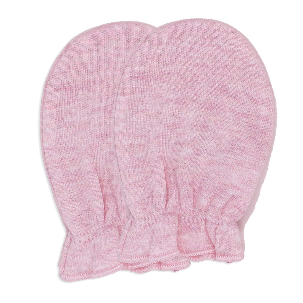 3-Pack 100% Organic Cotton Baby Mittens