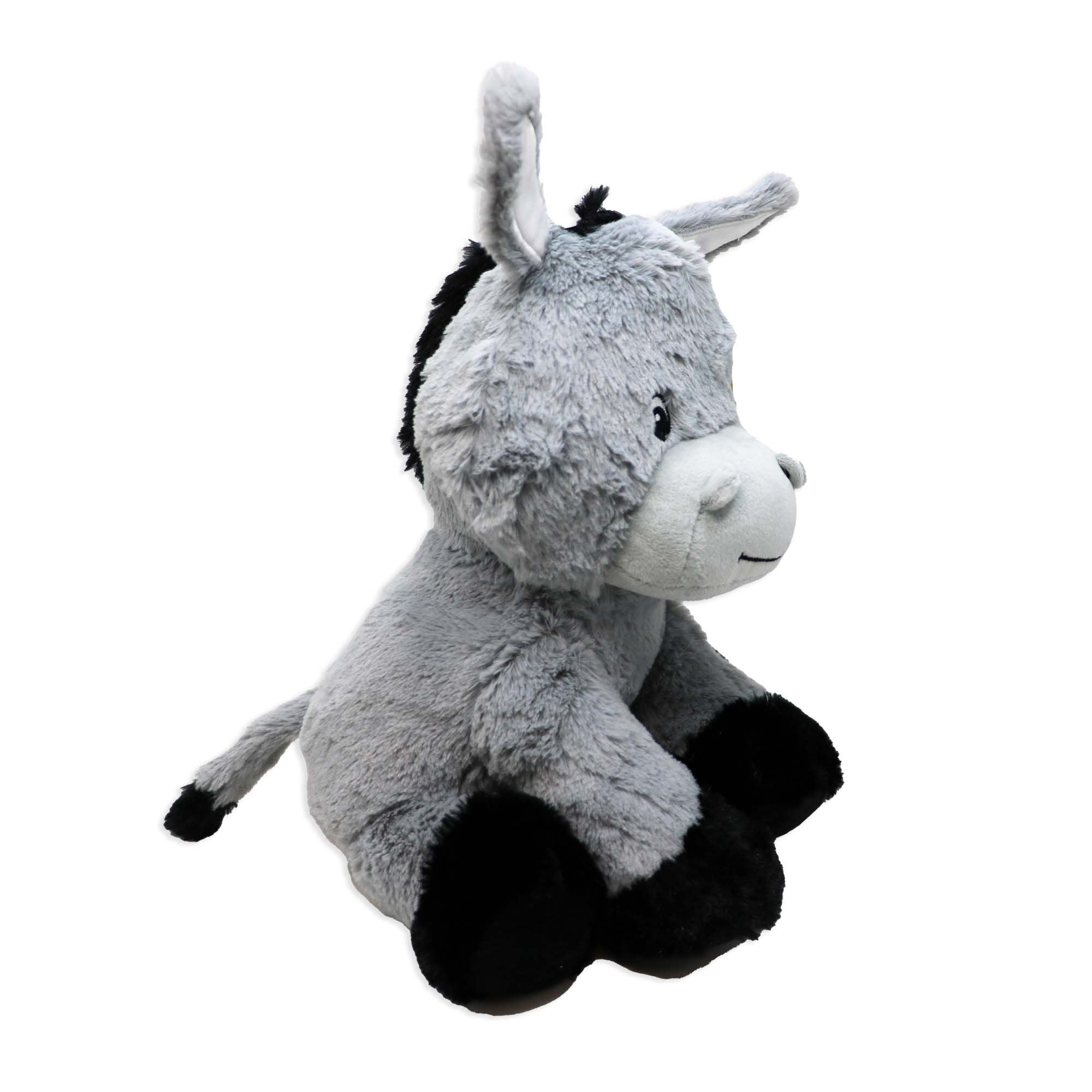 12" Donkey Plush Toy – Soft 100% Polyester Stuffed Animal