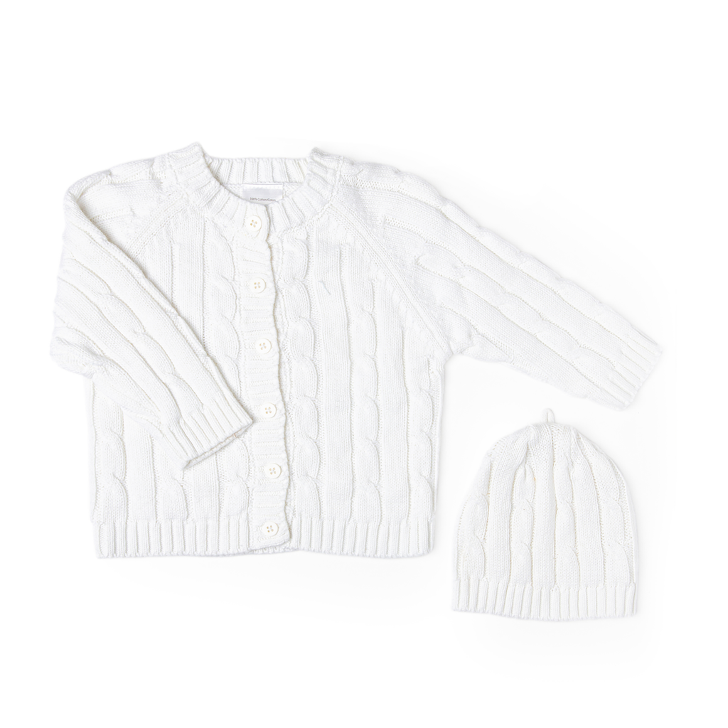 2 Piece Gift Box- 100% Cotton| Soft Cable Knit