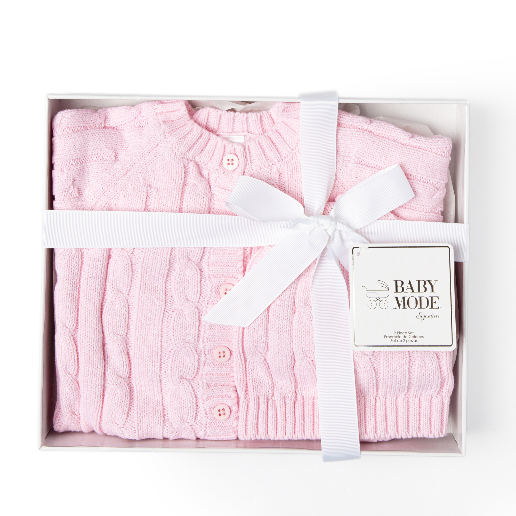 2 Piece Gift Box- 100% Cotton| Soft Cable Knit