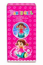 Dancing Girl Musical Doll with LED Lights &amp; Moving Action – Interactive Toy for Kids