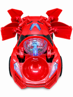 360° Rotating Super Racing Sports Car Toy – Electric Stunt Car with LED Lights &amp; Music