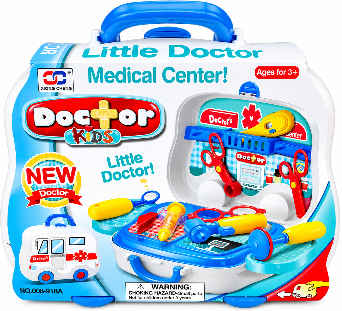 Kids Doctor Medical Play Set – Portable Little Doctor Kit (3+ Years)