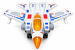 2-in-1 Transforming Robot Aircraft Toy – Fighter Jet &amp; Robot with LED Lights and Sound