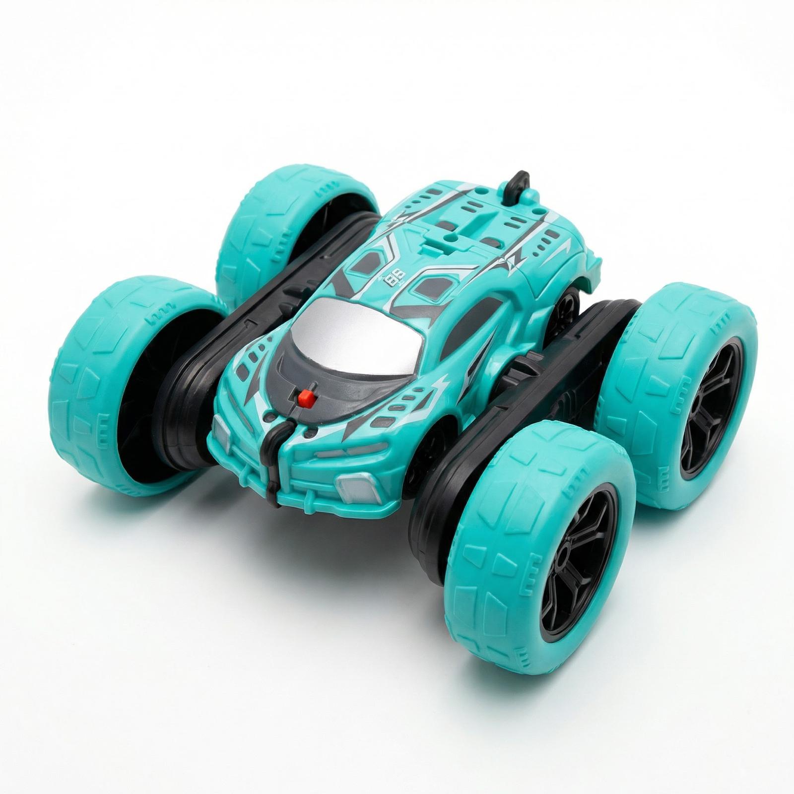 2-Sided RC Stunt Car – Flip & Spin Remote Control Truck