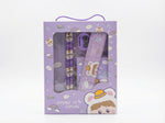 Summer Is Coming Kids Stationery Gift Set – Purple Bear Theme
