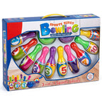 Kids Bowling Set – 10 Numbered Pins & Ball (Ages 3+)