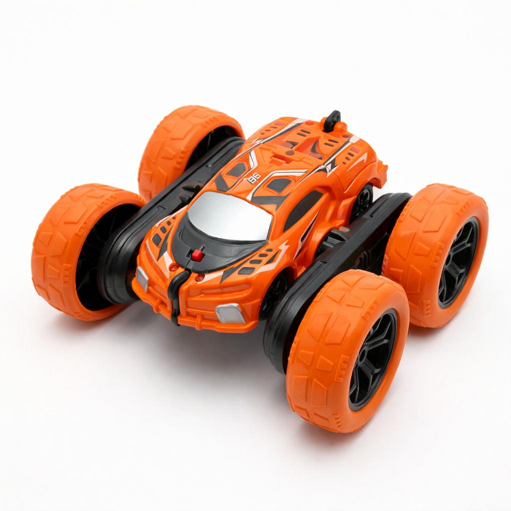 2-Sided RC Stunt Car – Flip & Spin Remote Control Truck