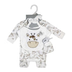 Giraffe 5 Piece Baby Layette Gift Set – 100% Cotton