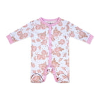 Pink Rose 5 Piece Baby Girl Layette Gift Set – 100% Cotton