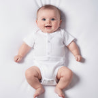 Pack of 2 Diaper Vest white bodysuit- 100% Cotton