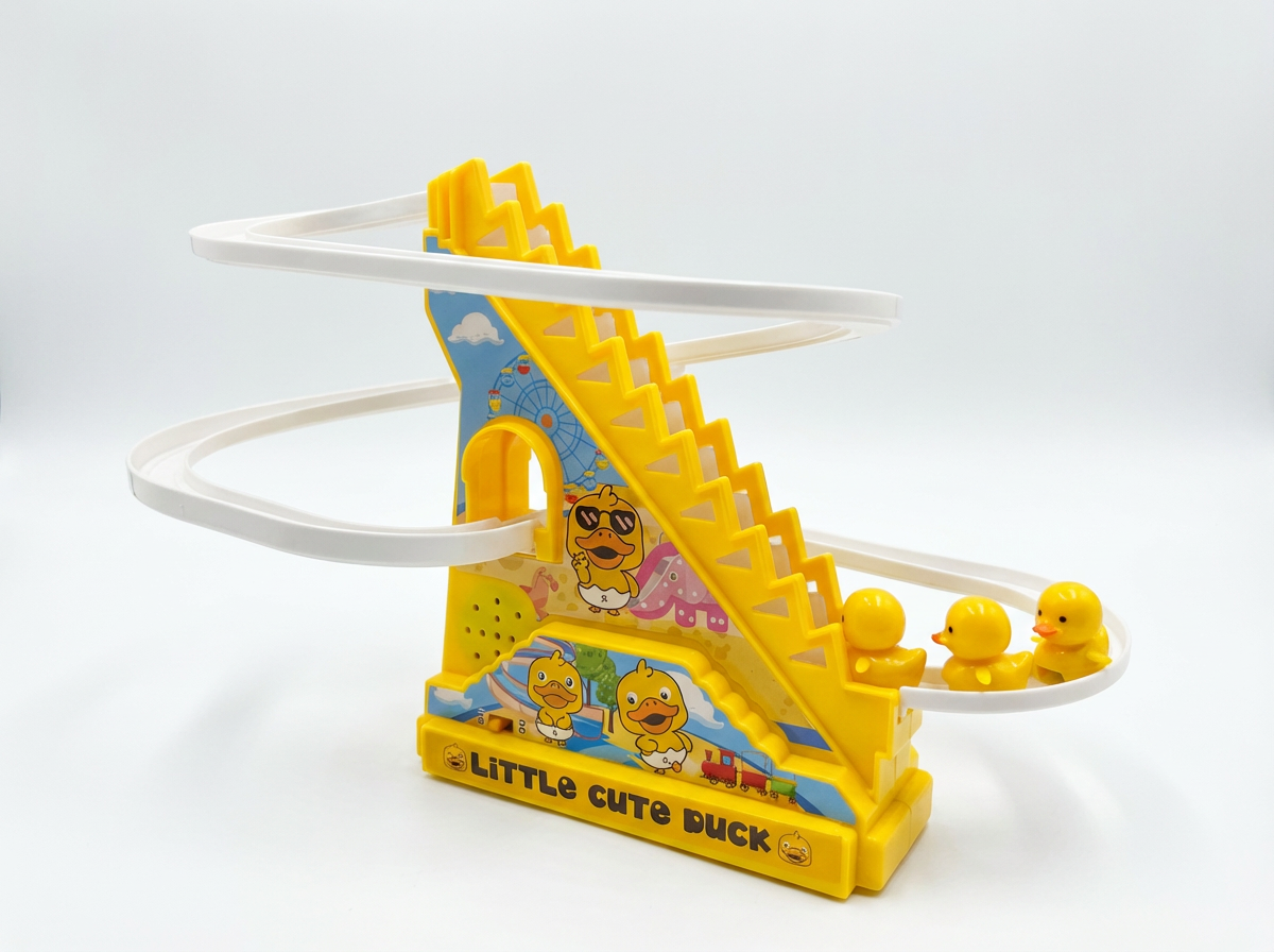 Battery Operated Little Duck Stair & Track Toy