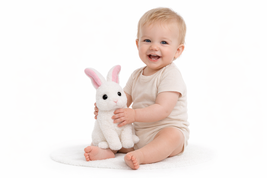Battery Operated Moving Bunny Plush Toy