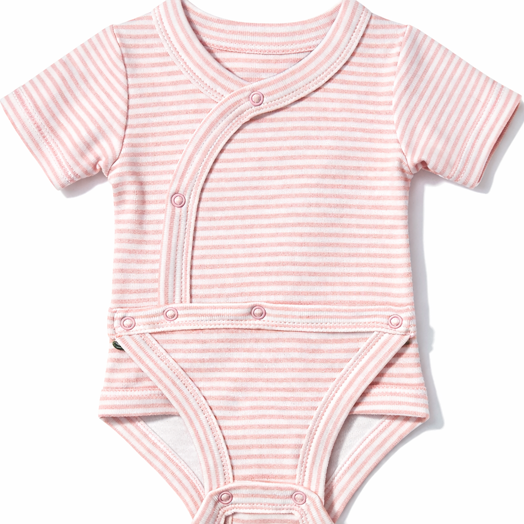 Pack of 2 Diaper Vest Pink Bodysuit-100% Cotton