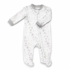 Grey Star Zip Baby Sleeper| One Piece – 100% Cotton