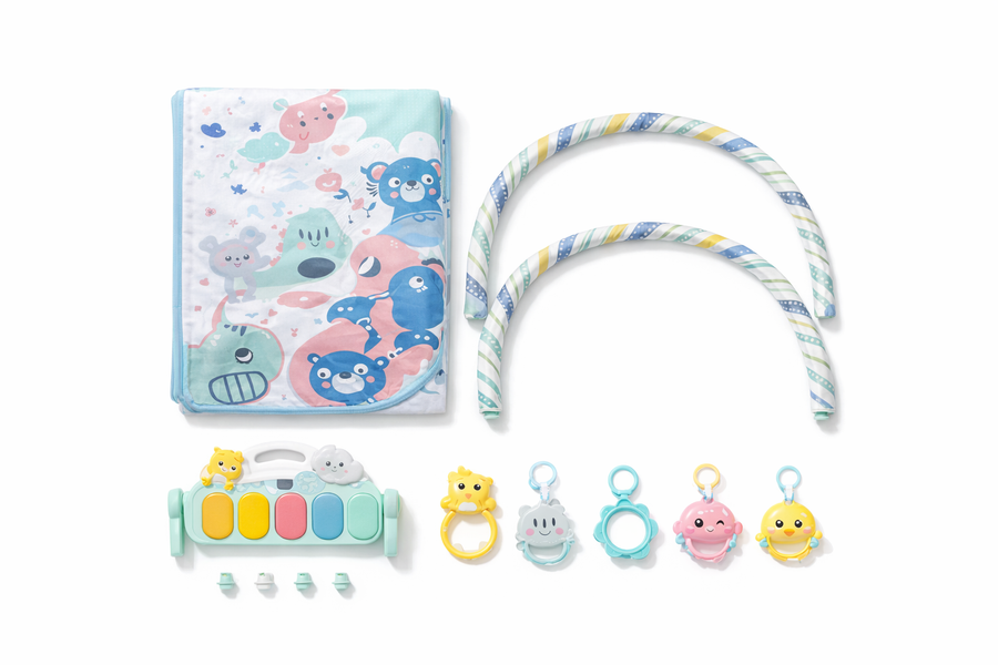 Baby Play Mat with Piano – Music & Light Activity Gym (3M+)
