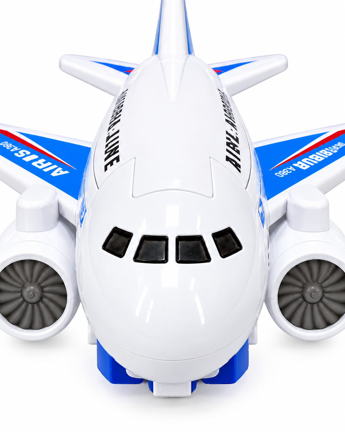 2-in-1 Automatic Morphing Airplane Robot Toy with Lights &amp; Sound (Ages 3+)