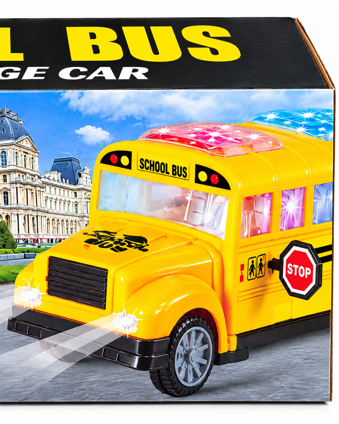 Yellow School Bus Toy – Lights &amp; Sounds for Kids