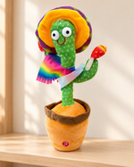 Dancing Cactus Plush Toy – Musical Sombrero Cactus 3+age