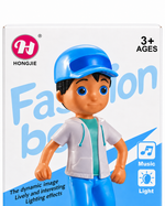 Fashion Boy Hoverboard Toy – Music & Light-Up Wheels (Ages 3+)