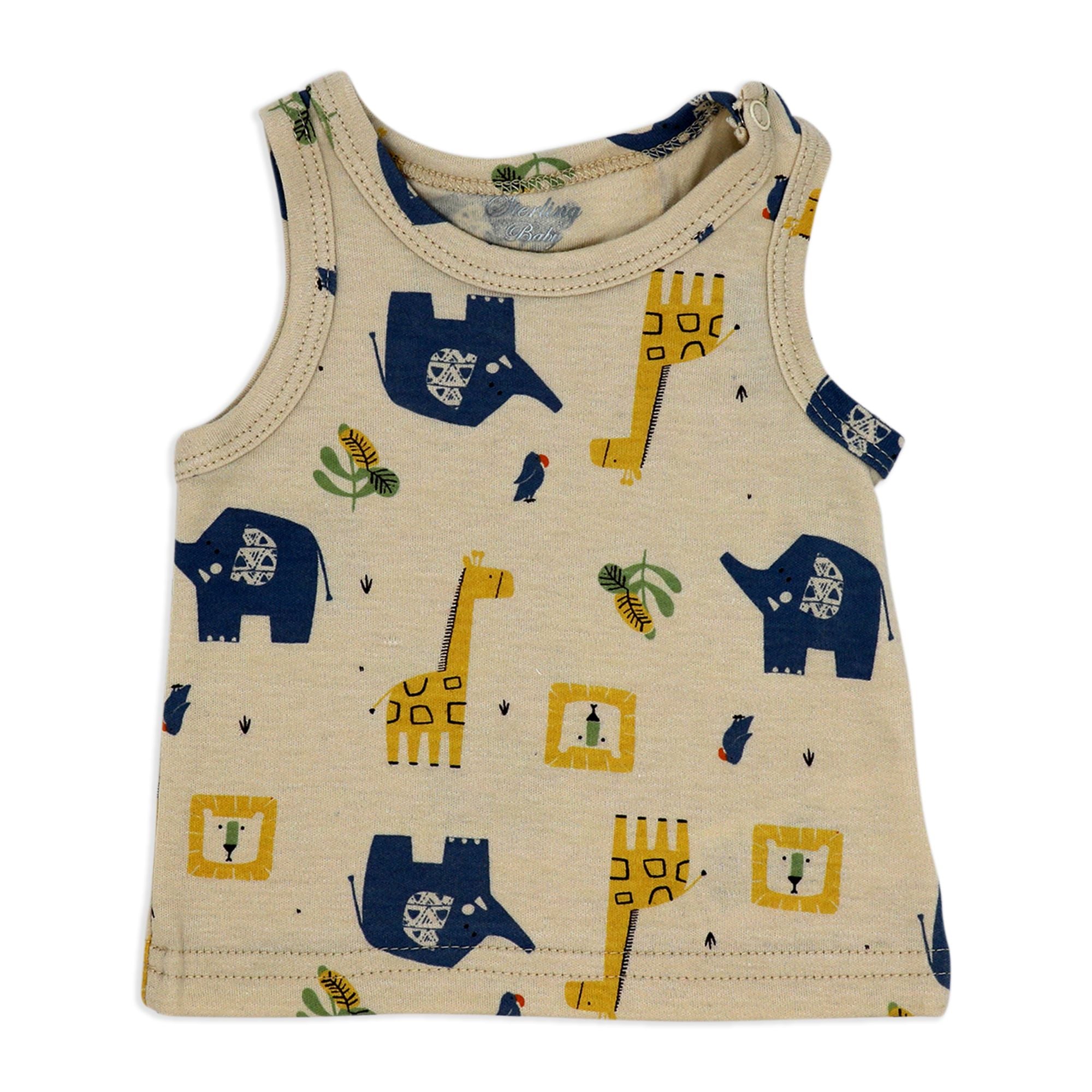 Safari Tank Bodysuit & Short Set with Sunglasses – Baby 9M