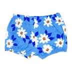 Blue Floral Poplin Tier Dress & Bloomers Set – Baby Girls